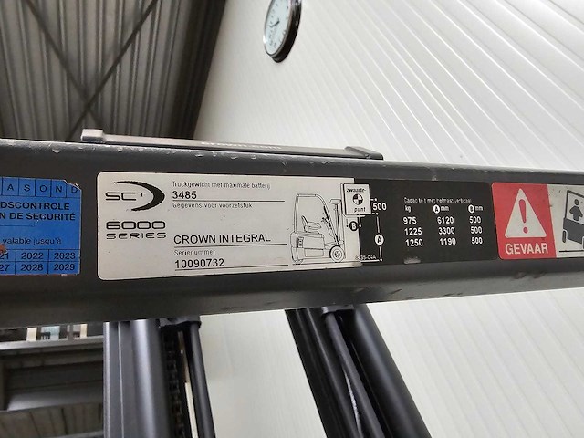 2018 crown sct6010-1.3 vorkheftruck - afbeelding 23 van  27