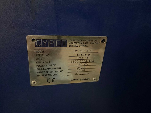 2018 cypet k53 pet isbm machine - afbeelding 5 van  54