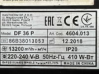 2018 danther / master df 36 p industriële ventilator - afbeelding 6 van  6