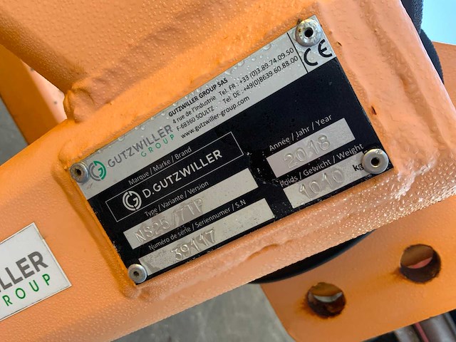 2018 d.gutzwiller ns25/7tp stenen en stobben cultivator - afbeelding 3 van  11