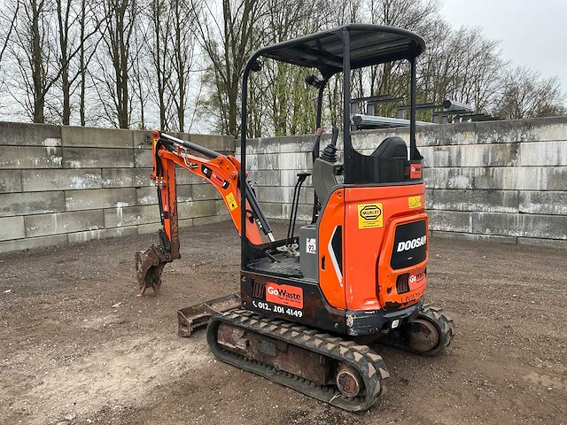2018 doosan dx17z minigraafmachine - afbeelding 23 van  38