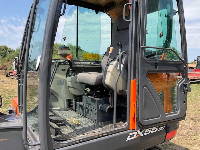 2018 doosan dx55-9c midigraafmachine - afbeelding 4 van  21