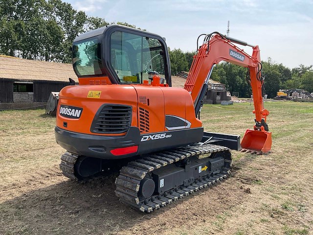 2018 doosan dx55-9c midigraafmachine - afbeelding 8 van  21