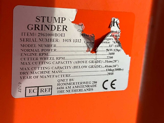 2018 dosko 337-13h boomstronkhakselaar - afbeelding 5 van  13