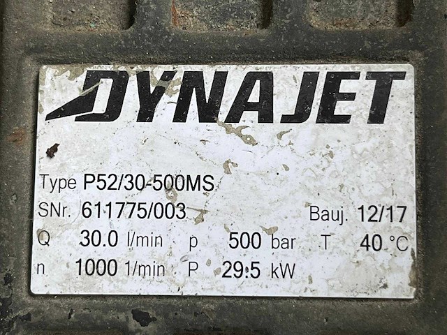 2018 dynajet 500th hogedrukreiniger - afbeelding 5 van  14