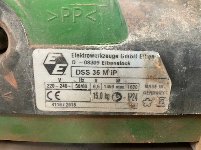2018 eibenstock dss 35 m ip industriële stofzuiger - afbeelding 4 van  4