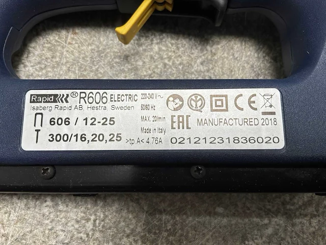 2018 esselte rapid r606 nietapparaat - 25mm - afbeelding 4 van  7