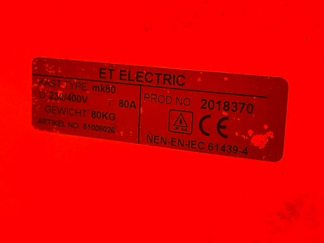 2018 et electric mk80 bouw aansluitkast - afbeelding 4 van  12
