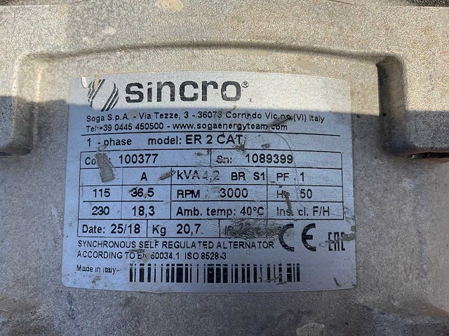 2018 europower ep4100 stroom aggregaat - afbeelding 7 van  7