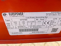 2018 europower ep4100 stroom aggregaat - afbeelding 8 van  8