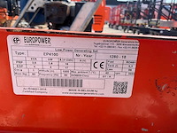 2018 europower ep4100 stroom aggregaat - afbeelding 9 van  9
