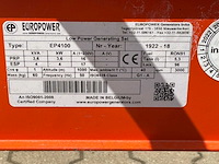 2018 europower ep4100 stroom aggregaat - afbeelding 7 van  7