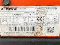2018 europower generators eps113tde stroom aggregaat - afbeelding 4 van  12