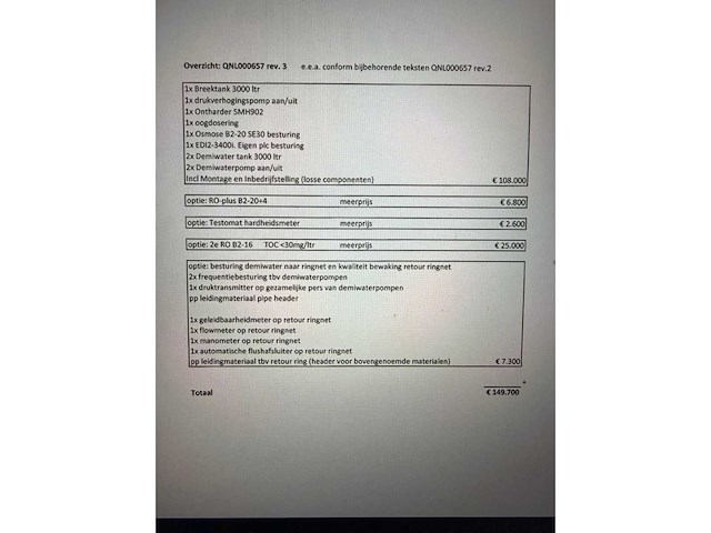2018 eurowater - edi-2 3400l / smh 900 - complete demiwater installatie - afbeelding 33 van  39