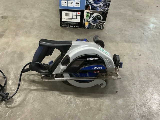 2018 evolution evo180 cirkelzaagmachine metaal - afbeelding 4 van  9