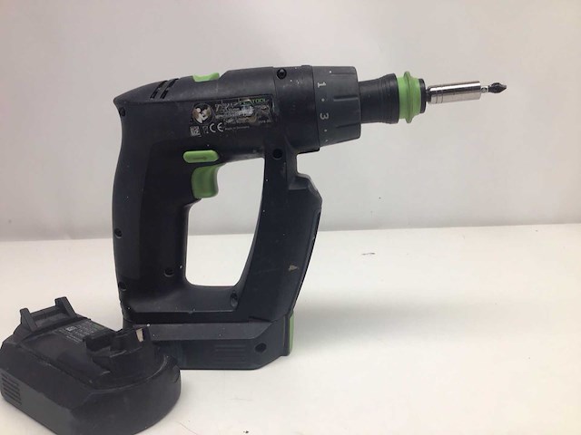 2018 festool cxs schroefmachine incl. 2 accu’s - afbeelding 2 van  3
