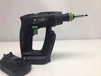 2018 festool cxs schroefmachine incl. 2 accu’s - afbeelding 2 van  3