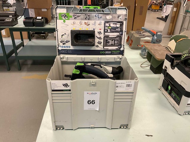 2018 festool hkc 55 eb cirkelzaagmachine - afbeelding 1 van  7