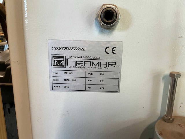 2018 framar mc 50 kettingfreesmachine - afbeelding 2 van  10