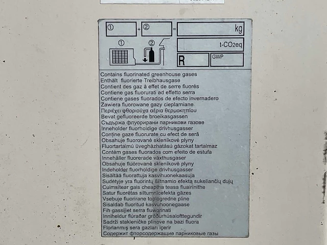 2018 fujitsu aohg54latt buiten unit airconditioning - afbeelding 2 van  11