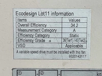 2018 fujitsu aohg54latt buiten unit airconditioning - afbeelding 11 van  11