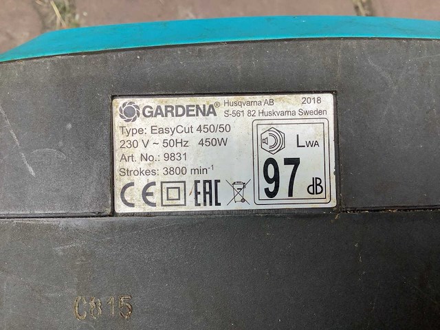 2018 gardena easycut 450/50 heggenschaar - afbeelding 6 van  6