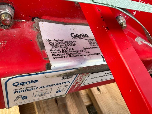 2018 genie slc-24 kanaallift - afbeelding 9 van  9