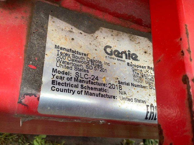 2018 genie slc-24 stapelaar - afbeelding 5 van  5