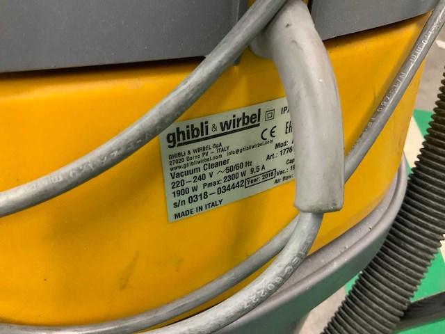 2018 ghibli & wirbel as59p industriële stofzuiger - afbeelding 4 van  6