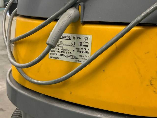 2018 ghibli & wirbel as59p industriële stofzuiger - afbeelding 5 van  6