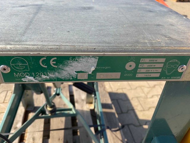 2018 gjerde 1203nl tafelcirkelzaagmachine - afbeelding 9 van  9
