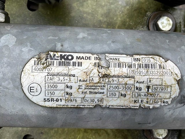 2018 hapert aanhangwagen - afbeelding 6 van  15