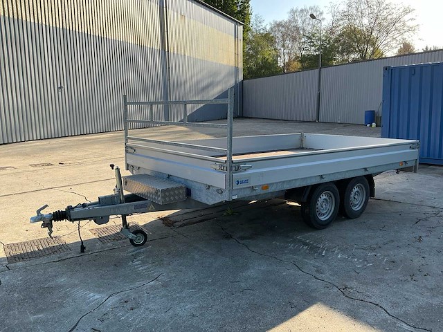 2018 hapert ta tandemasser plateauwagen – 3.500 kg - afbeelding 1 van  1