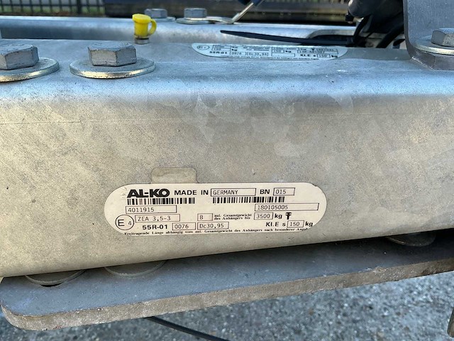 2018 hapert ta tandemasser plateauwagen – 3.500 kg - afbeelding 7 van  28
