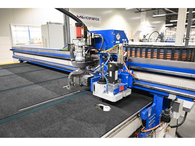 2018 hegla galactic 3728 - dubbelkops automatische modellschneidanalage glas snijmachine (c) - afbeelding 1 van  28