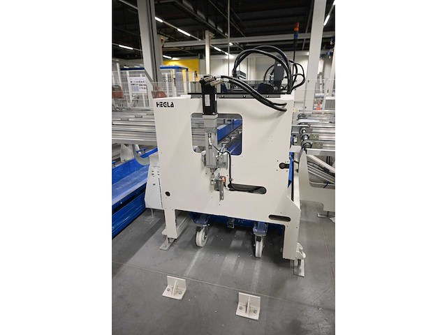 2018 hegla stb 2-26-k traverenbrechstation glas breekmachine met transport en positioneerband (c) - afbeelding 4 van  18