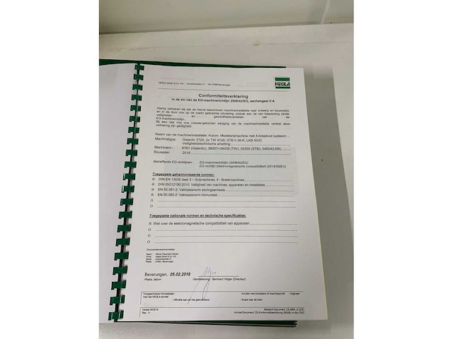 2018 hegla stb 2-26-k traverenbrechstation glas breekmachine met transport en positioneerband (c) - afbeelding 10 van  18