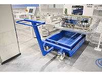 2018 hegla stb 2-26-k traverenbrechstation glas breekmachine met transport en positioneerband (c) - afbeelding 16 van  18