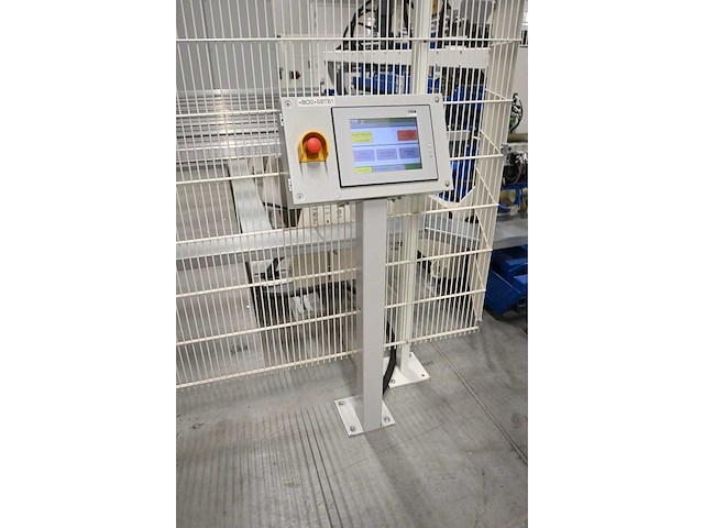 2018 hegla stb 2-26-k traverenbrechstation glas breekmachine met transport en positioneerband (c) - afbeelding 17 van  18