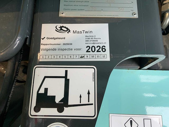 2018 hinowa lightlift 20.10li performance iiis spinhoogwerker - afbeelding 15 van  23