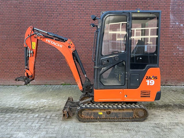 2018 hitachi zaxis 19 minigraafmachine - afbeelding 10 van  18