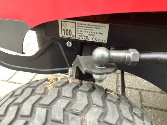 2018 honda hf2417 zitmaaier - afbeelding 8 van  8