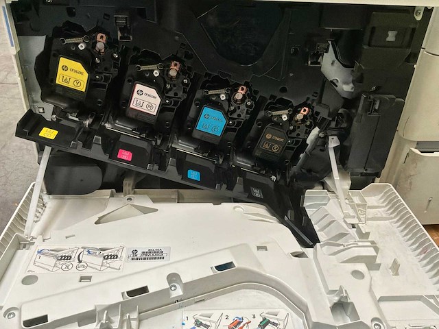 2018 hp color laserjet enterprise mfp m577 digitale kleurenprinter - afbeelding 4 van  8