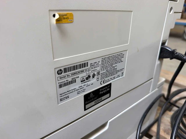 2018 hp m608 multifunctionele laserprinter - afbeelding 4 van  4