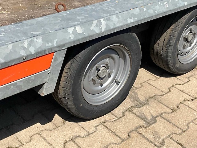 2018 hulco terrax-2 3001-lk machine transporter aanhangwagen - afbeelding 6 van  17