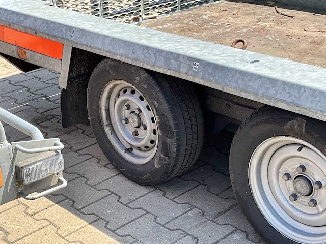 2018 hulco terrax-2 3001-lk machine transporter aanhangwagen - afbeelding 9 van  17