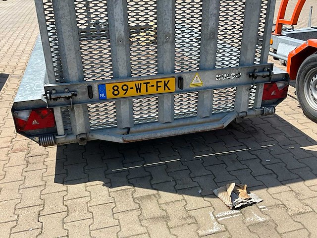 2018 hulco terrax-2 3001-lk machine transporter aanhangwagen - afbeelding 15 van  17