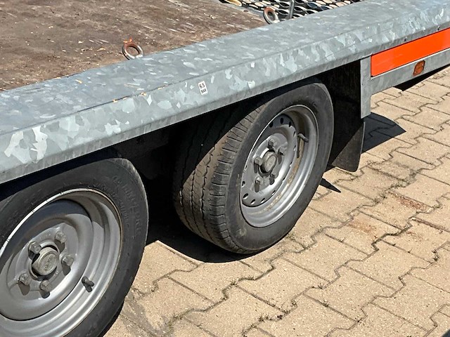 2018 hulco terrax-2 3001-lk machine transporter aanhangwagen - afbeelding 5 van  17