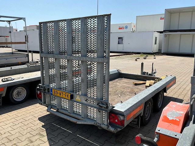 2018 hulco terrax-2 3001-lk machine transporter aanhangwagen - afbeelding 12 van  17