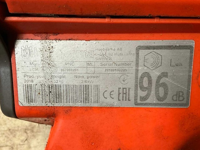 2018 husqvarna lc347 grasmaaier - afbeelding 1 van  10